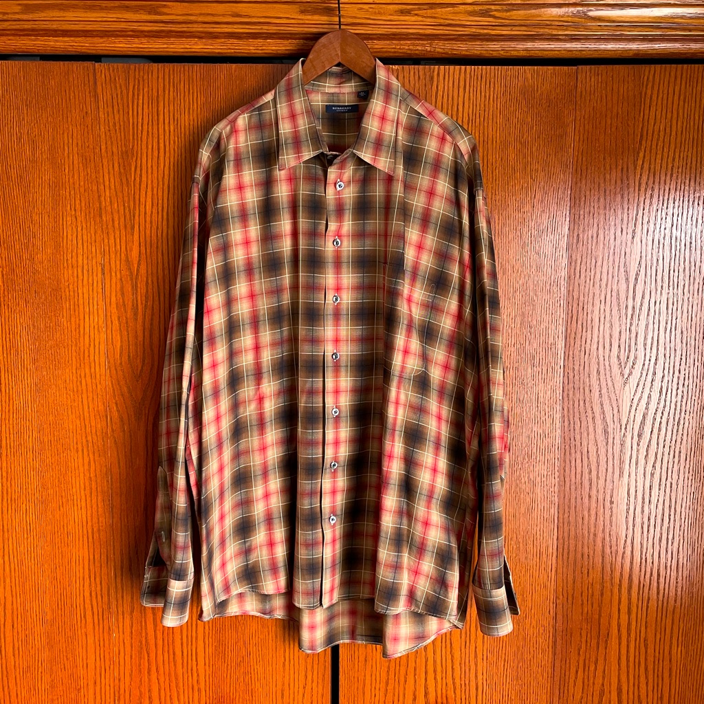 Nwot Men’s Burberry Button Down Shirt
